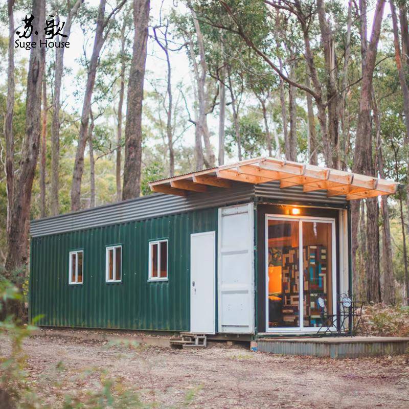 预制模块化小户型单体钢结构住人集装箱民宿阳光房设计建造