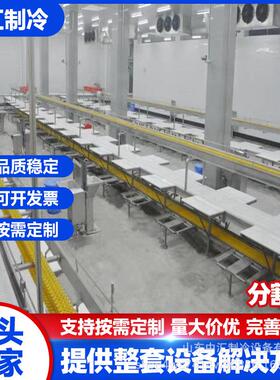 厂家生产肉鸡屠宰分割输送线 链板式皮带输送机 食品挑拣分选机