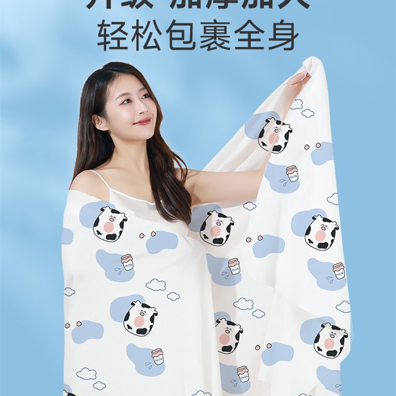 浴巾毛巾2024新款全棉一次性单独包装压缩加厚加大四件套旅行酒店