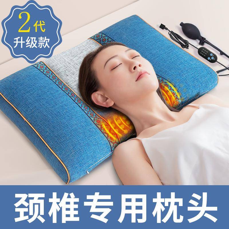 厂家直供颈椎枕头呵护拉伸颈椎枕糖果枕荞麦壳决明子圆柱