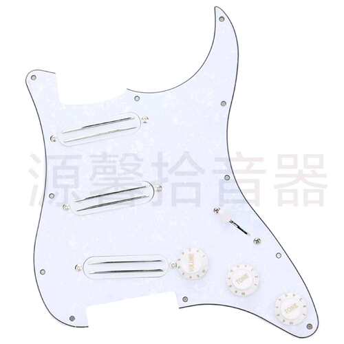 源馨ST电吉他单单单拾音器面板总成小双轨拾音乐器配件厂家