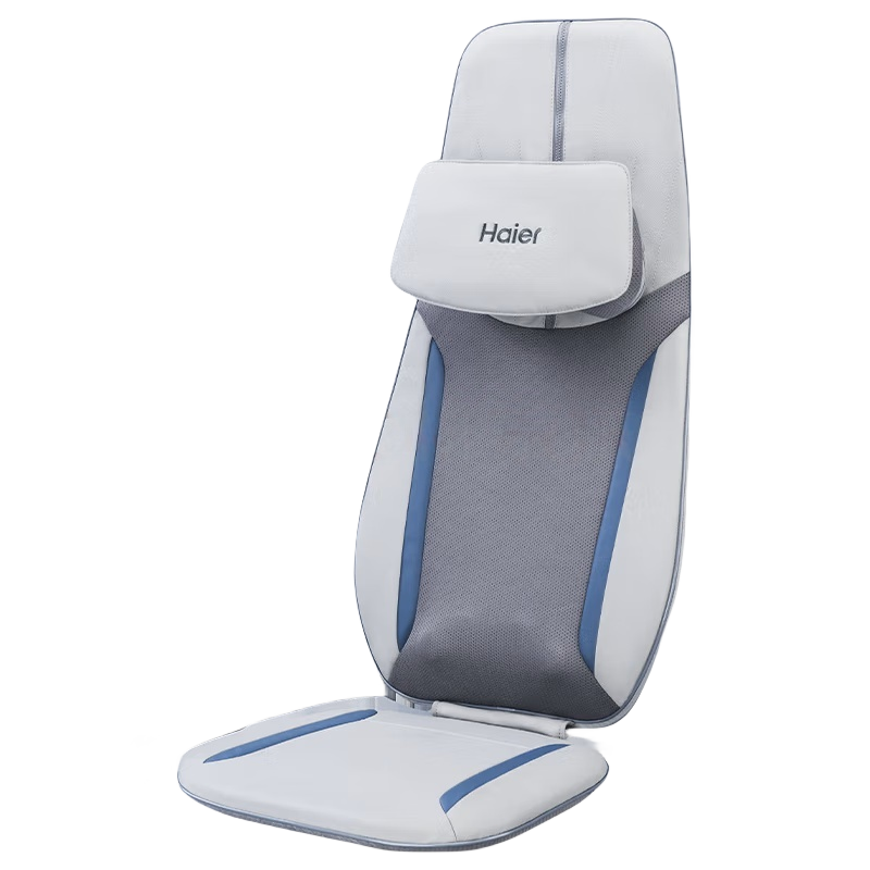 Haier/海尔按摩靠垫靠背肩颈腰背臀腿后背部加热热敷自动按摩定时