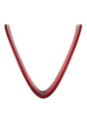 适用于阿尔法Giulia 真碳纤维-红色 中网V型框装外饰改装汽车用品