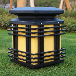 柱头灯别墅户外太阳能柱子灯家用庭院门柱围墙灯自建房大门墙头灯