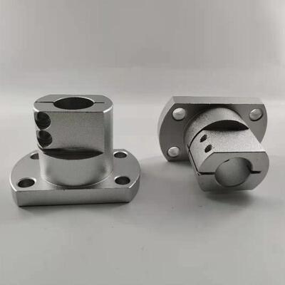 底座支架切边型经济型替代RBT51 RBT52/56钢制导向轴支座光轴支架