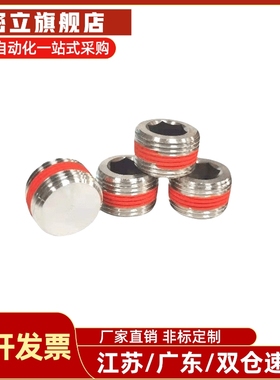 不锈钢带密封涂层型锥型沉头螺塞 堵头 MSWTSK J S 1 2 3 4 6 8