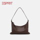 ESPRIT 埃斯普利特大容量Hobo包2025新款 女士植鞣牛皮单肩斜挎包