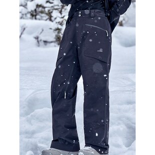 awka滑雪裤女款男滑雪服裤子防水防风防寒冬季单板2024新款3l