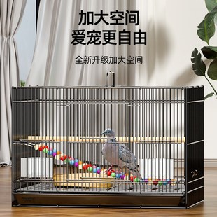 斑鸠鸟笼子斑鸠鸟笼养殖笼养斑鸠活鸟家养的笼子超大号繁殖窝