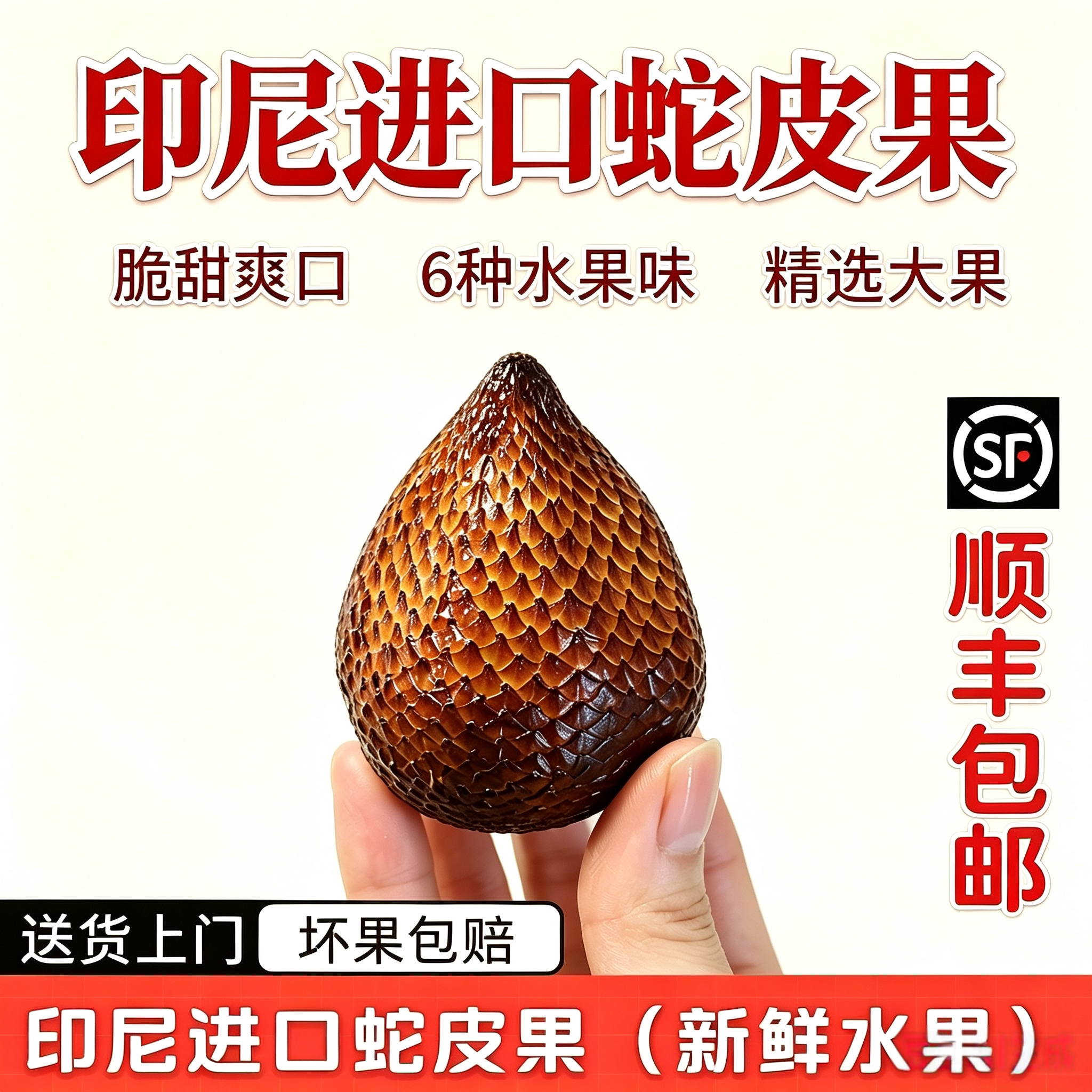 顺丰包邮蛇皮果当季新鲜热带孕妇水果印尼进口沙叻鲜果高档水果