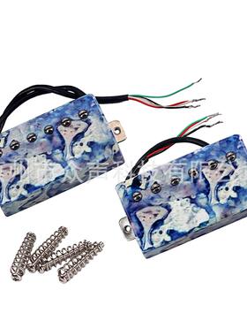 花色的LP琴桥琴劲拾音器   乐器配件  吉他配件   拾音器