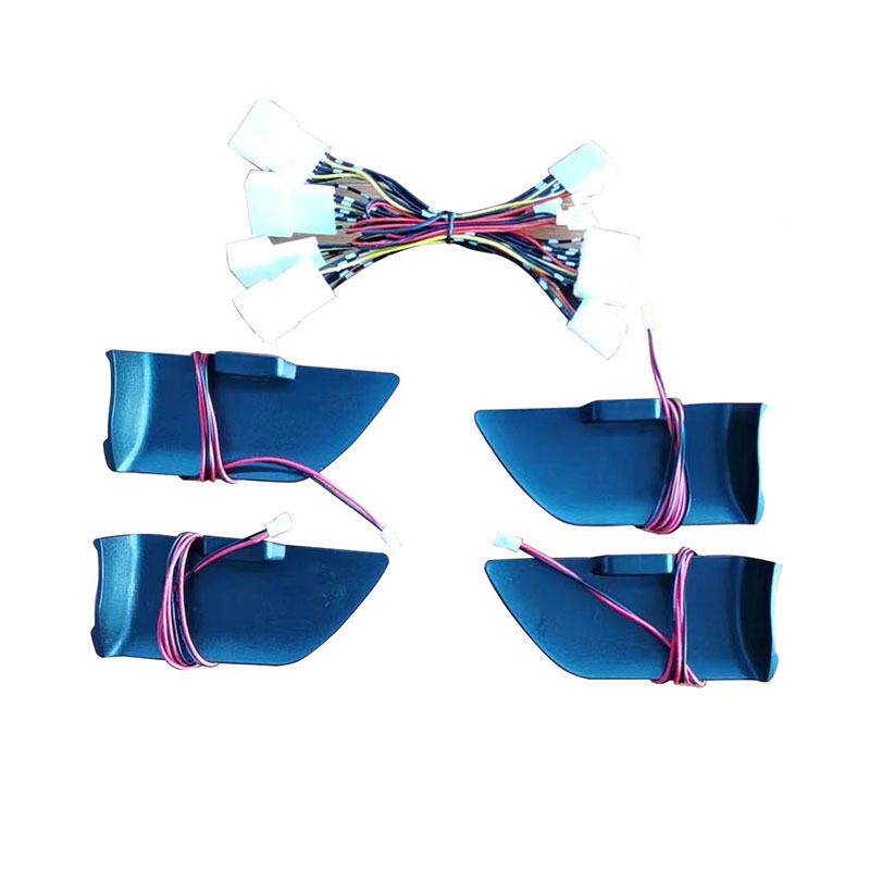 适用于2汉兰达款兰达门碗灯 脚窝2灯 中控灯改装氛围灯汉汽车内饰