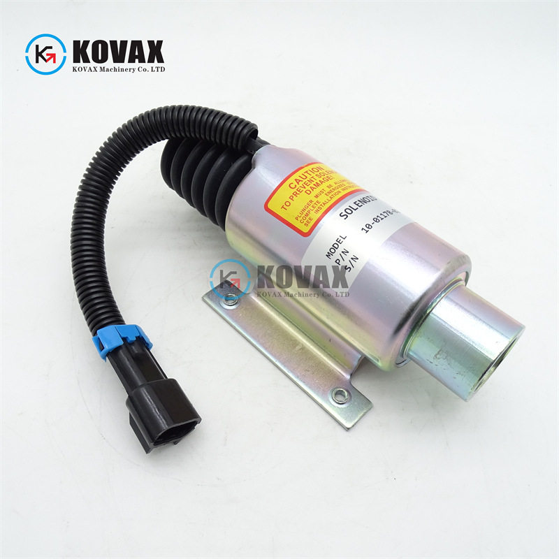 工程机械配件适用于 10-01178-02 12v 熄火电磁阀 挖掘机配件