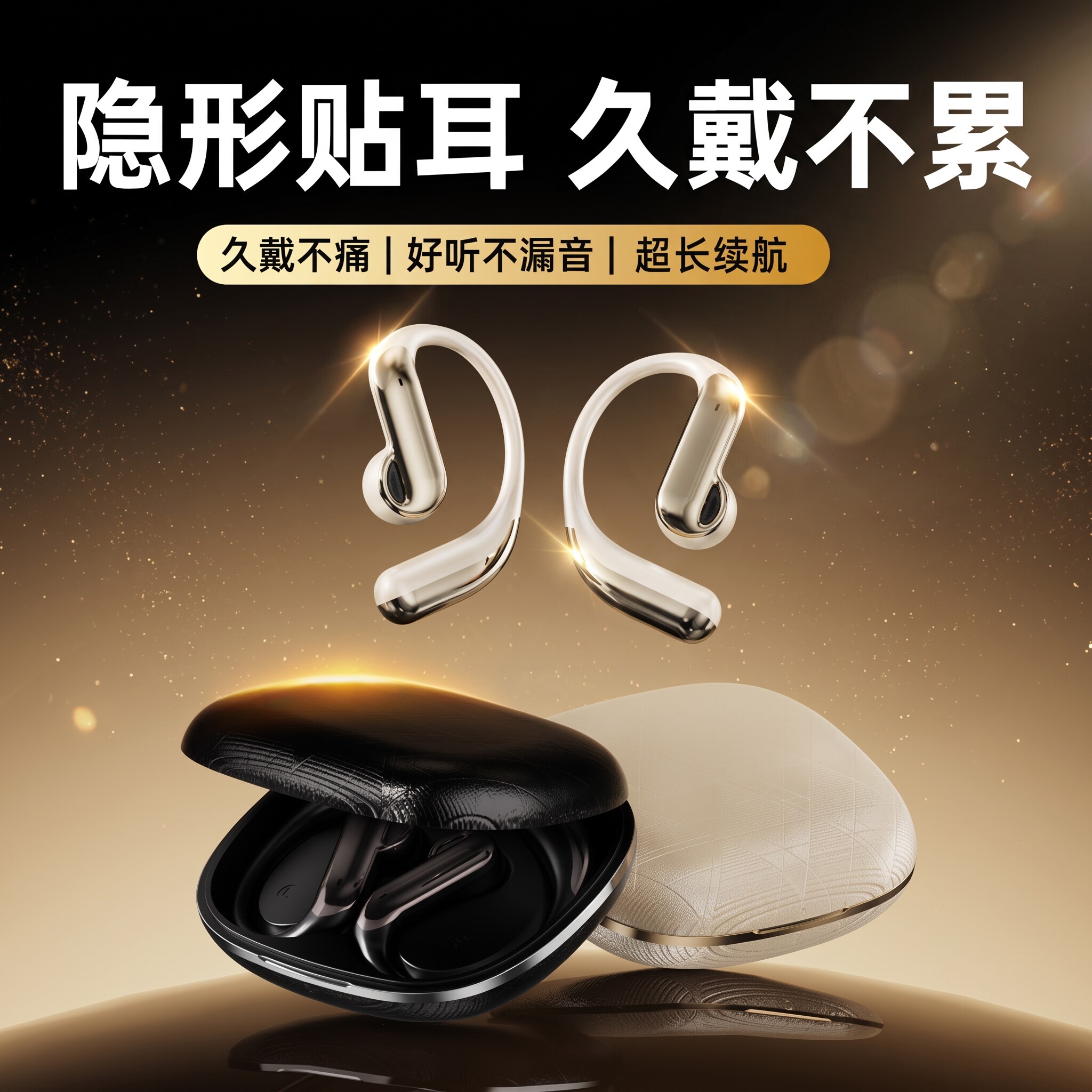 挂耳式蓝牙耳机大容量长续航