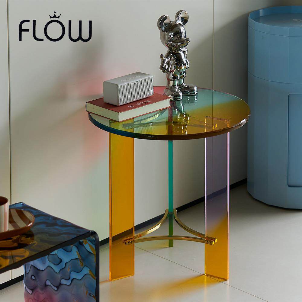 亚克力透明创意彩虹简约悬浮桌家用设计师款客厅床头圆形边几茶几,3C数码配件,其它配件,淘宝优惠券,粉丝福利购,淘宝优惠卷