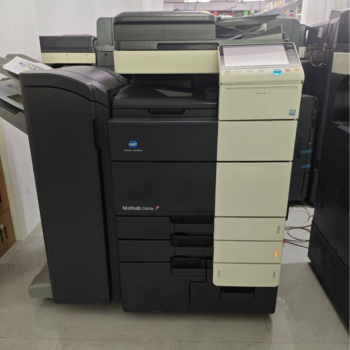 柯美C654e打印复印机高速办公设备柯尼卡美能达复印机一体机