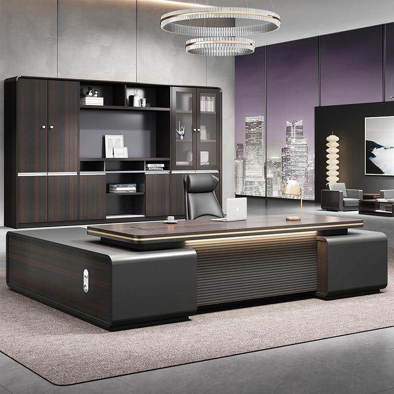 轻奢老板桌办公桌椅组合简约现代总裁桌领导办公室家具经理大班台,3C数码配件,其它配件,淘宝优惠券,粉丝福利购,淘宝优惠卷