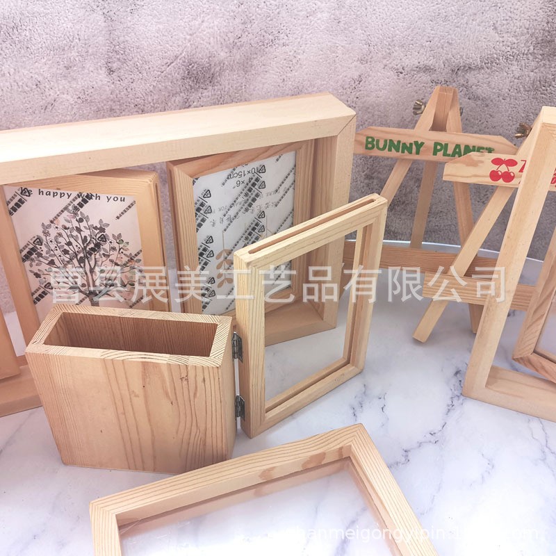 实木相框摆挂相架旋转相框创意各类木质相框厂家 实木制品摆件
