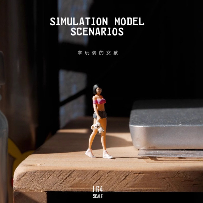 164女孩人偶模型真微缩小