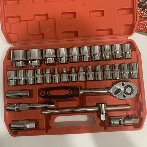大飞整套工具8-32mm汽车维修棘轮套筒经典混合车载套头扳手工具