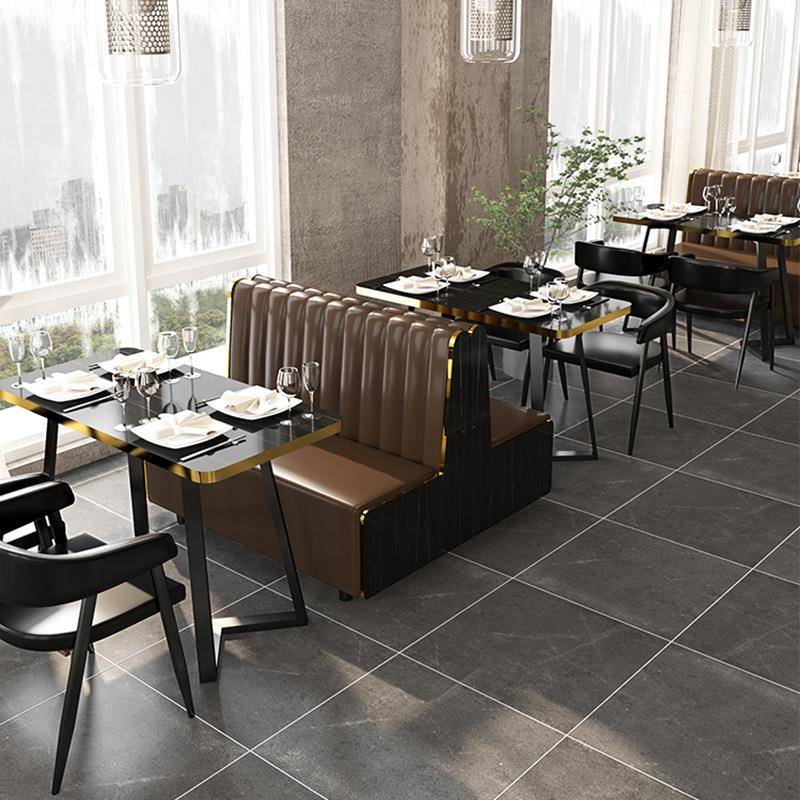 复古清吧沙发酒吧奶茶店餐椅咖啡厅卡座工业风餐饮餐桌椅组合商用