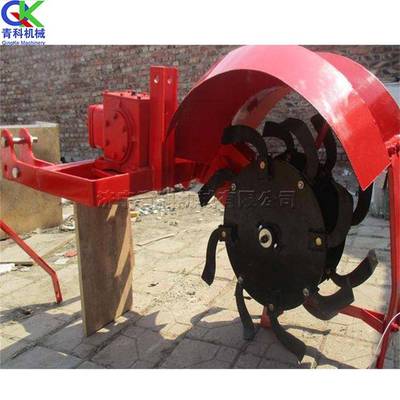 果园开沟施肥回填一体机 手扶拖拉机果园开沟机 葱姜开沟施肥机