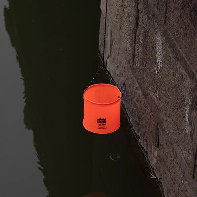 迷你小号小物钓装鱼桶钓鱼水桶z折叠多功能带打水绳便携鱼护活鱼