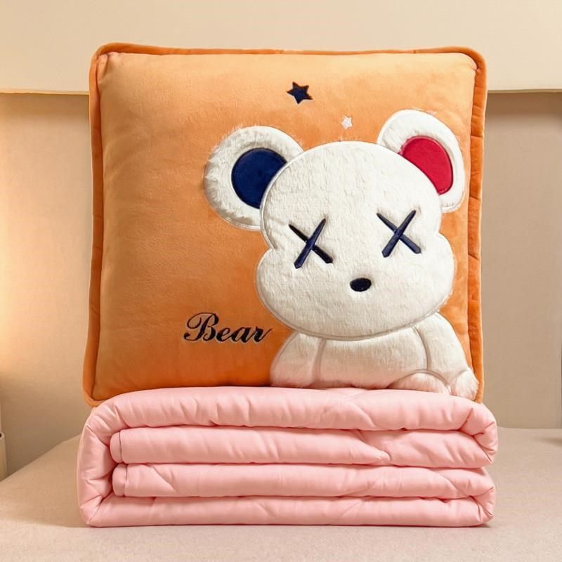 【精品】抱枕被子两用加厚办公室折叠午睡枕头毯子二合一沙发汽车,居家布艺,抱枕被,淘宝优惠券,粉丝福利购,淘宝优惠卷