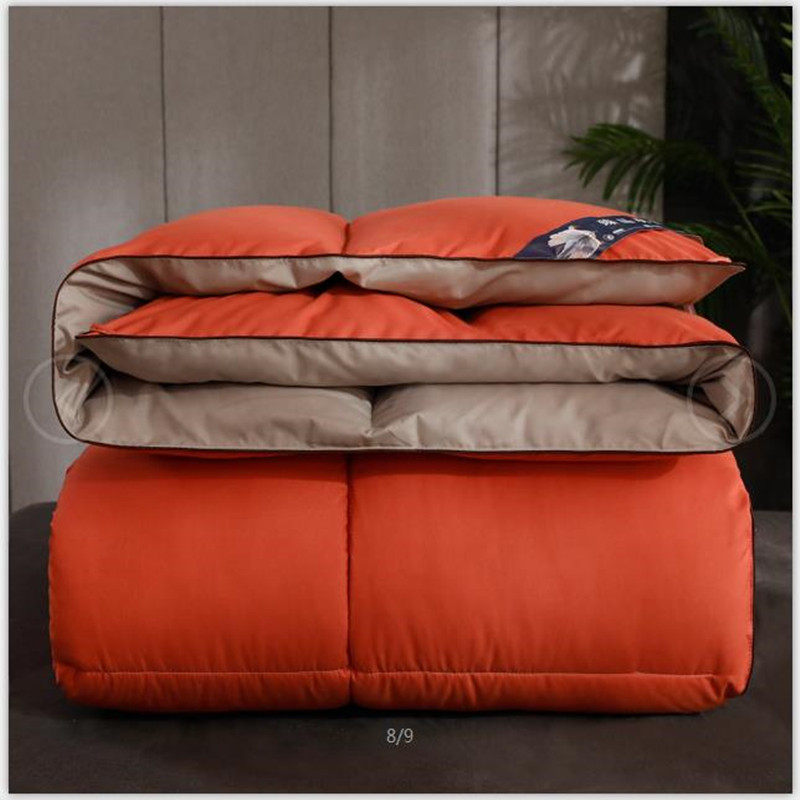 正9鹅绒被羽绒被品绒白鹅5冬被8斤双人四季通用被芯学生单人被子