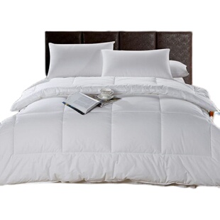 保暖被白色 宾馆酒店专用被子全棉被芯1.5单双人2X2.3米春秋被冬季