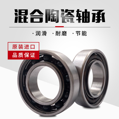 混合陶瓷球轴承S6200 6201 6202 6203 6204 6205 2RS 不锈钢套圈