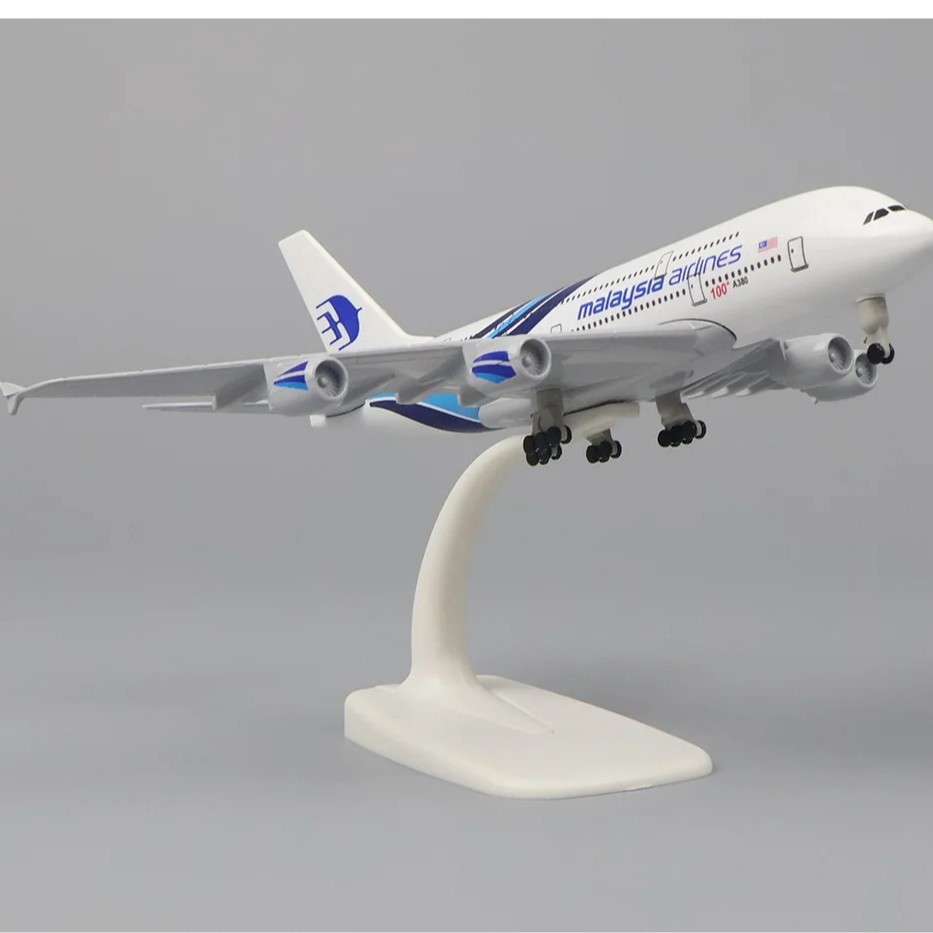 20CM马航A380仿真航模摆件