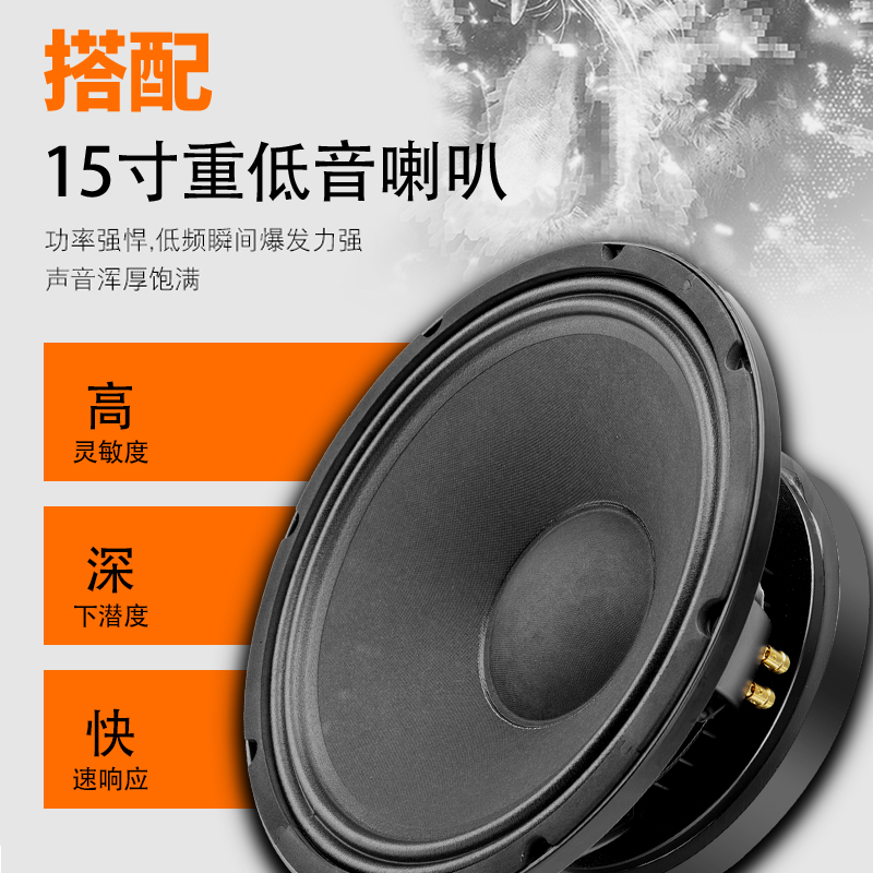 玛田音箱音响专业舞台户外演出单F10F12F15寸全频会议酒吧KTV婚庆