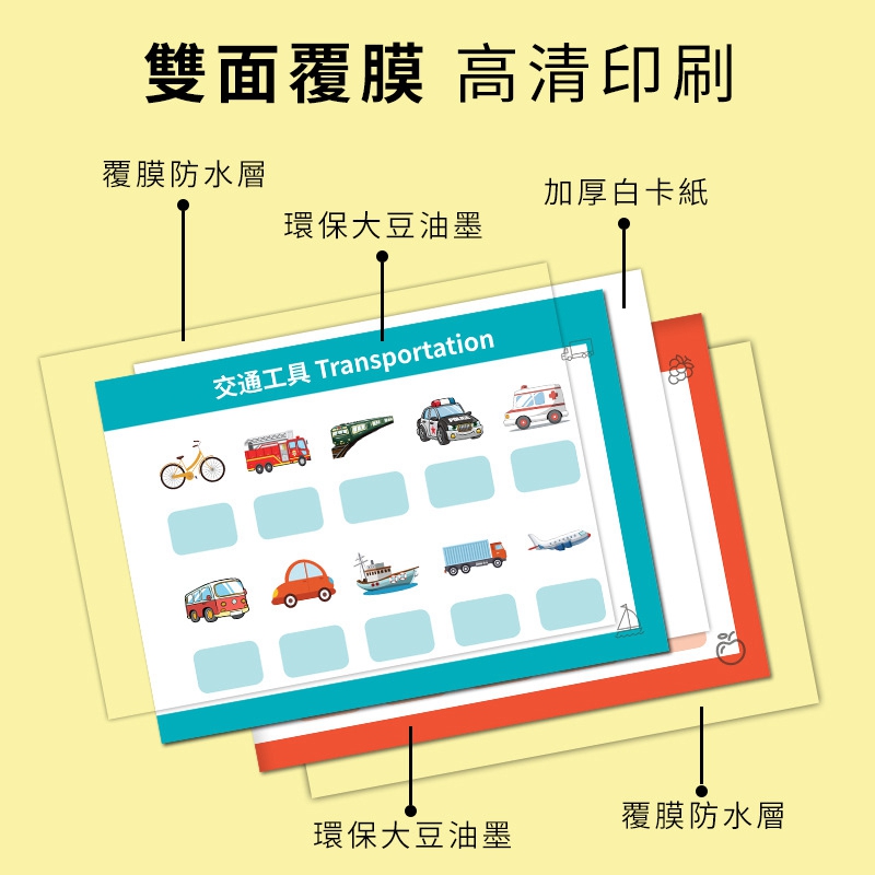 繁体字识字安静书幼儿儿童童书量词魔术贴认字图书看图字卡学中文