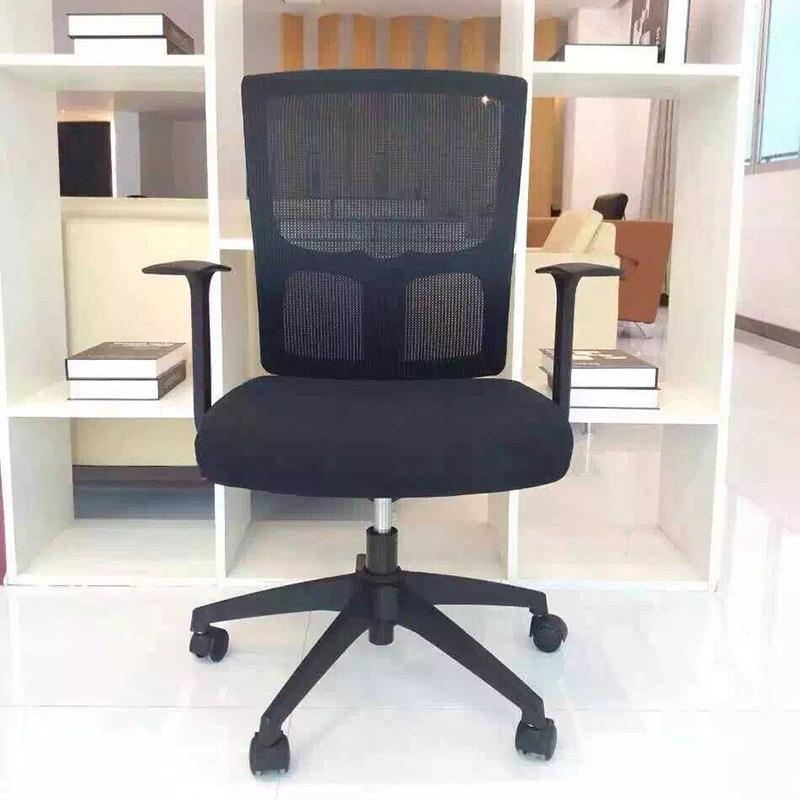 电脑椅家用舒服久坐人体工学椅网布升降转椅靠背弓形会议椅办公椅