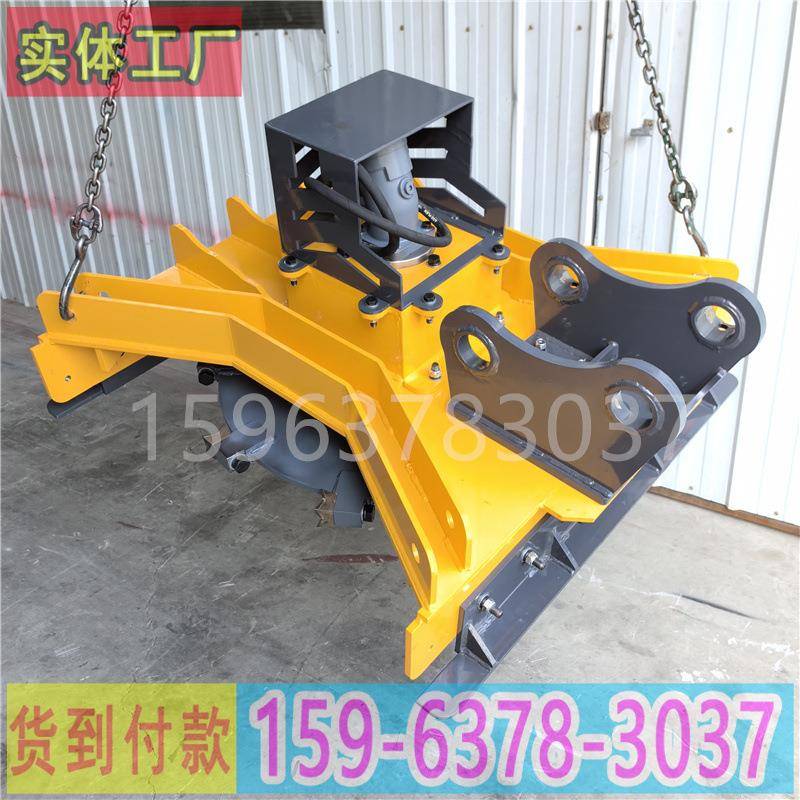 挖机圆盘树枝粉碎机 碎木开荒机 开荒机拓灌机拓荒机割草机一体机