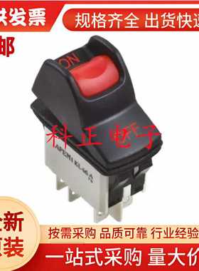 KL462AKXA126N01026 APEM 船型开关, 黑色/黄色矩形执行器, IP68