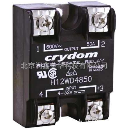 供应Crydom继电器SSR15毫安32V90A 660V交流输出4针H12WD4890PG