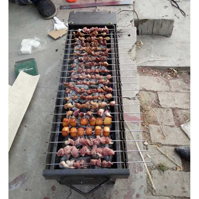 ?老式全自动木炭旋转烧烤炉烤肉串机饭店碳烤箱电动翻转烧烤架子图片