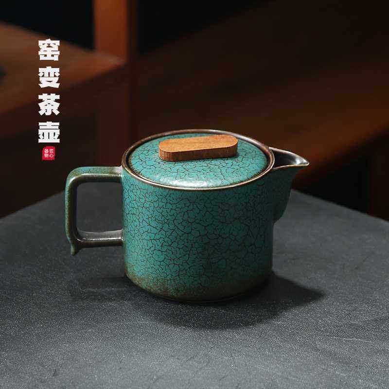 绿釉陶瓷正把泡茶壶 日式窑变石瓢壶茶具套装家用轻奢泡茶功夫茶,鲜花速递/花卉仿真/绿植园艺,其它园艺用品,淘宝优惠券,粉丝福利购,淘宝优惠卷