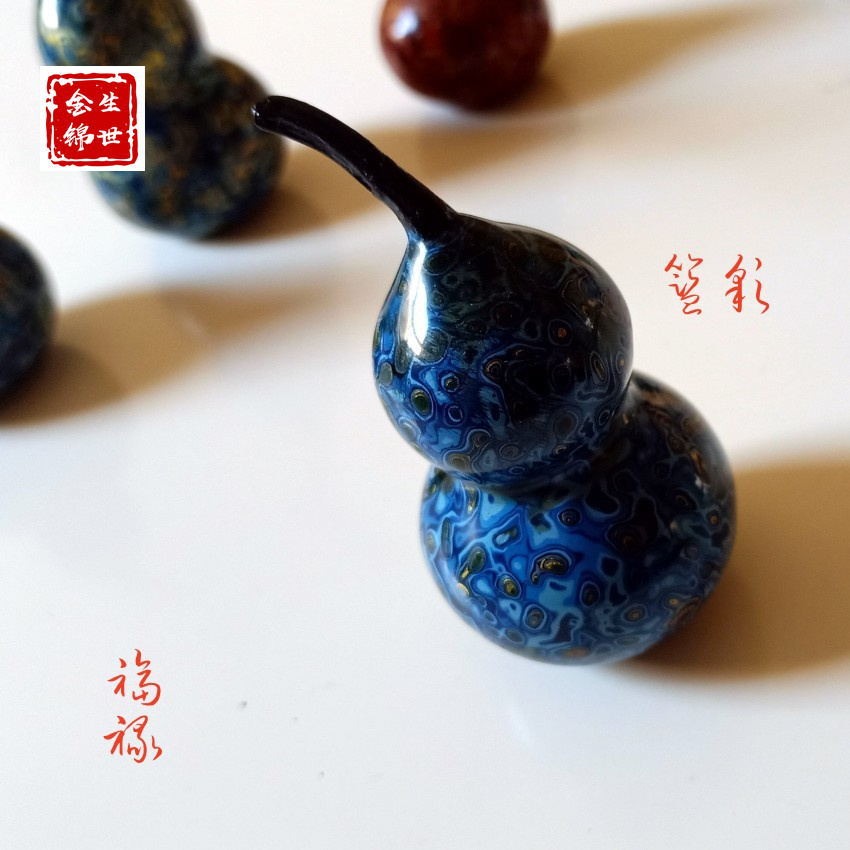 手工大漆手把件小葫芦挂件车挂工艺品漆器送亲朋纯手工文玩