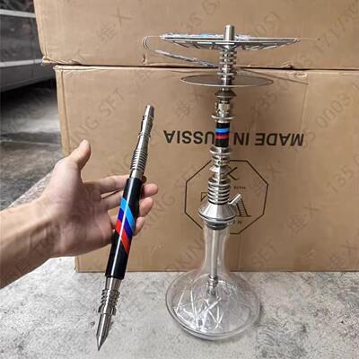 VZ水烟壶不锈钢单管水烟豪华套装酒吧清吧Sheesha VZ水烟吧hookah