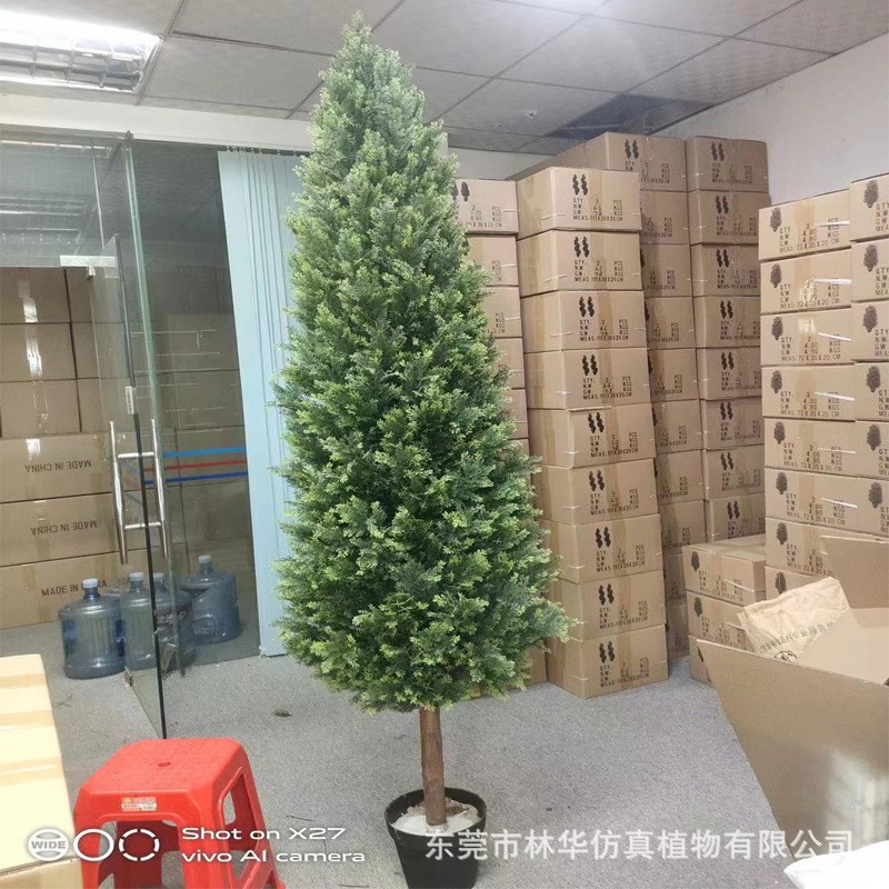 仿真松柏树 蛇形松柏树 婚庆布置仿真树 室内外装饰人造仿真柏树图片