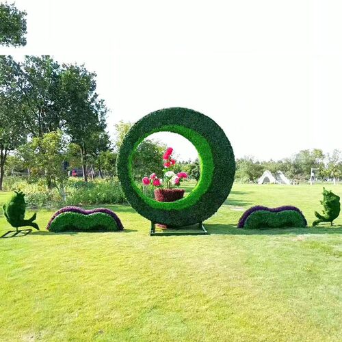 绿雕造型制作仿真植物绿雕大型公园仿真工艺品景观仿真绿雕植物