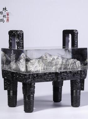 琉璃鼎珠穆朗玛峰靠山鼎摆件家居客厅办公室店铺公司开业商务礼品