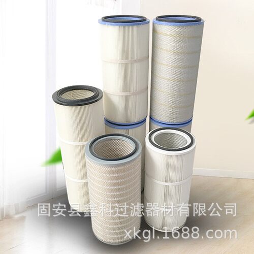厂家供应空气滤筒聚酯纤维工业除尘滤芯