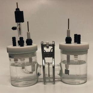 CH2010 S型可换膜H型电解池密封电解池电化学分析三电极体系