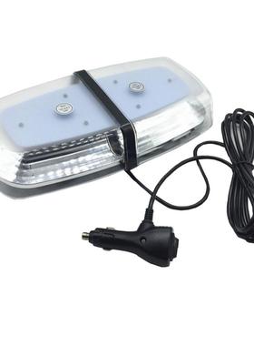 工厂直销12V24V72LED琥珀色车顶频闪灯应急信标闪烁警示灯照明