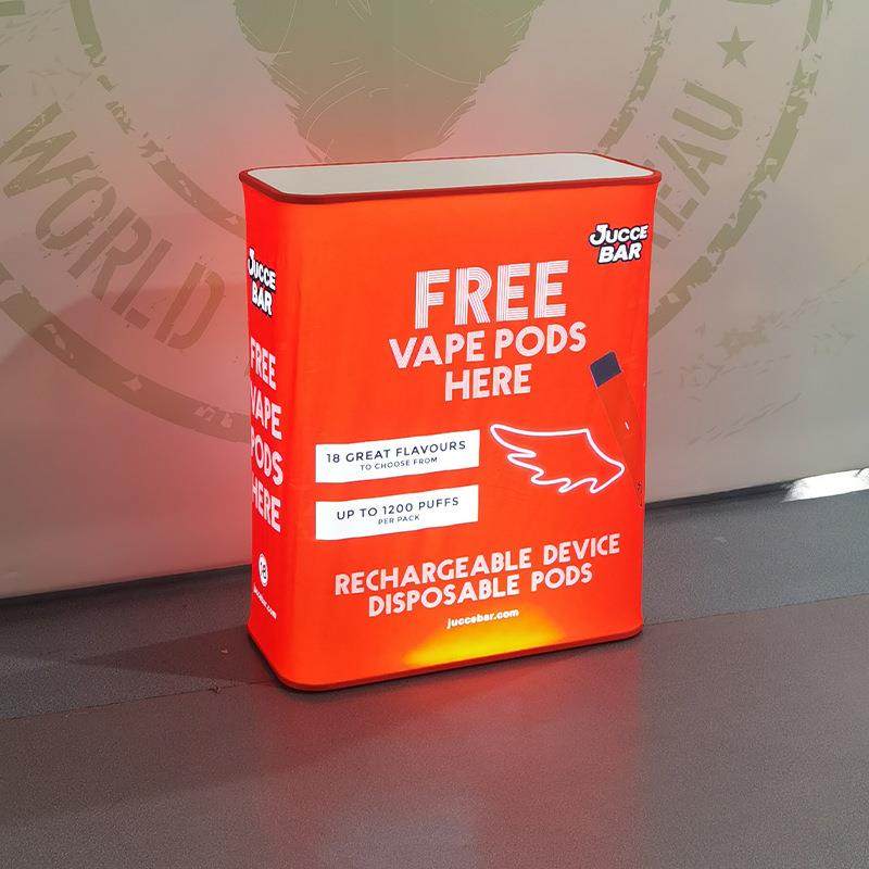 夜间按压发光地推促销展示台液压升降易拉台展会接待台促销桌,收纳整理,烫衣板及配件,淘宝优惠券,粉丝福利购,淘宝优惠卷