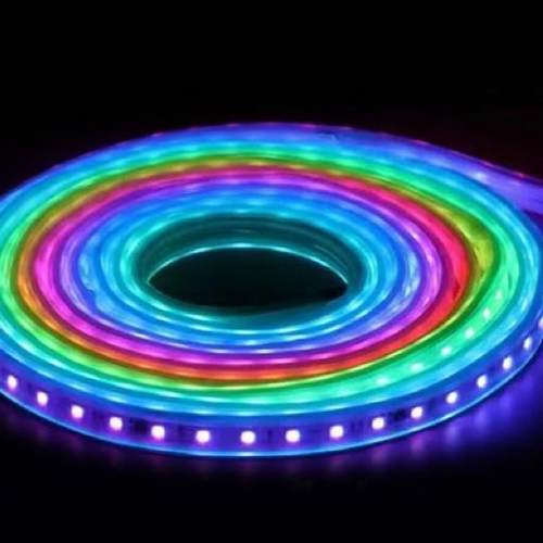 太阳能灯带RGB七彩幻彩跑马户外防水超亮庭院花园装饰招牌氛围灯